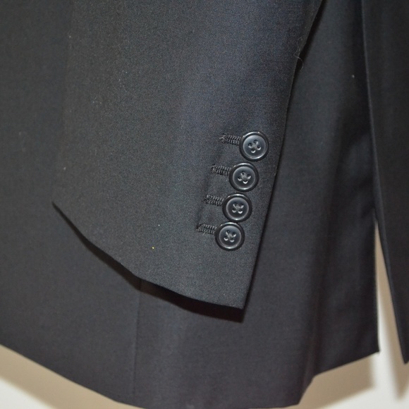 Gino Valentino 42L Sport Coat Blazer Suit Jacket B - Picture 3 of 8